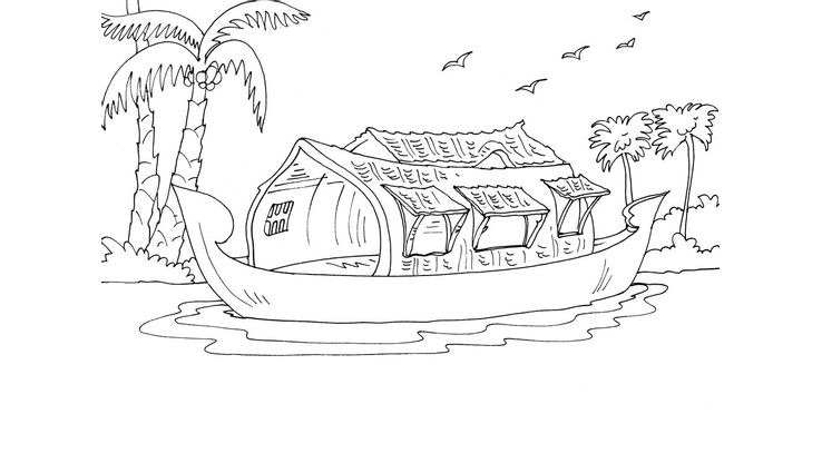 Coloriage Maison - Maison 28 