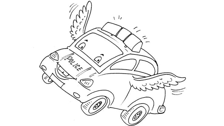 Coloriage Accessoires policiers - Accessoire policier 20 