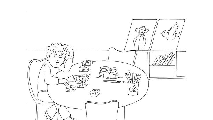 Coloriage Ecole - Ecole 30 