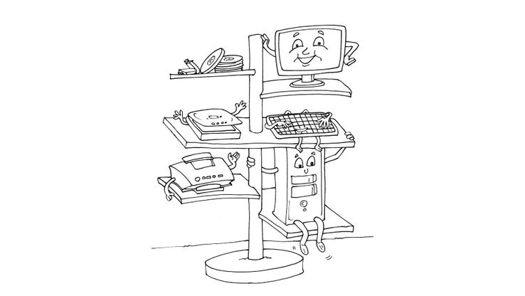 Coloriage Informatique - Informatique 25 