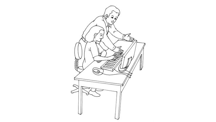 Coloriage Instituteurs - Instituteur 14 