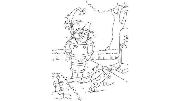 Coloriage Jardiniers - Jardinier 20 