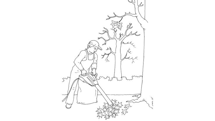 Coloriage Jardiniers - Jardinier 7 