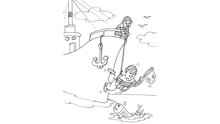 Coloriage Marins - Marin 25 