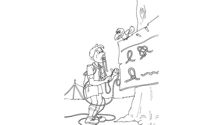 Coloriage Scouts - Scout 27 