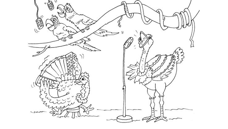 Coloriage Musique - Musique 28 