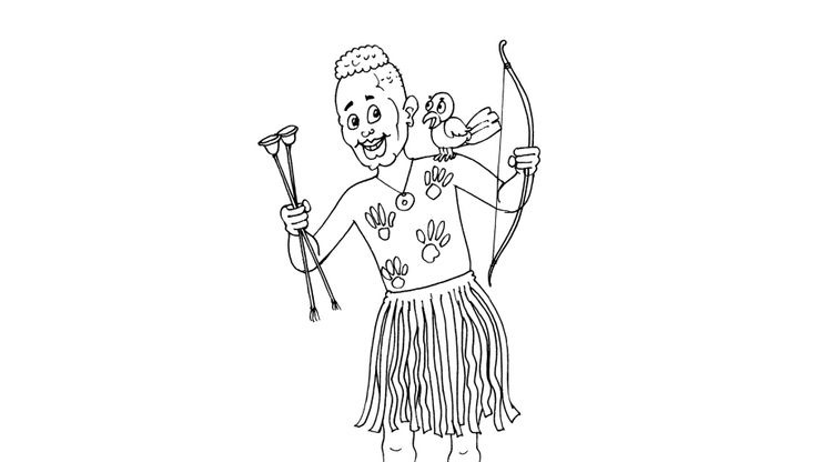Coloriage Africains - Africains 17 