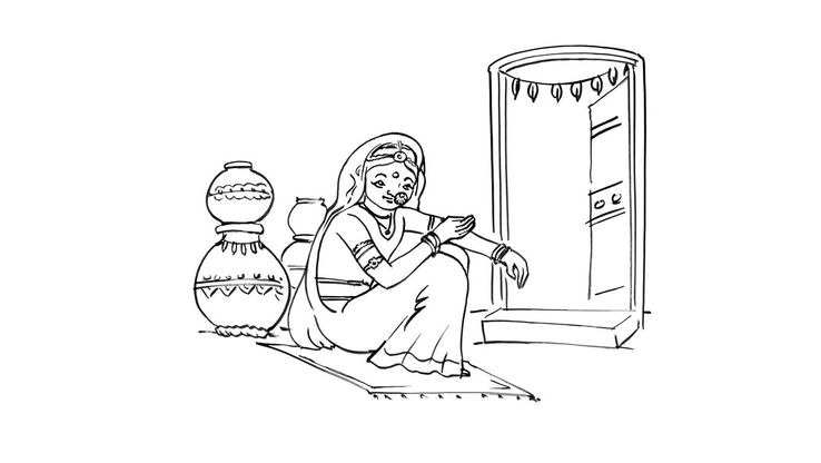 Coloriage Enfants filles Asie - Petite asiatique 13 