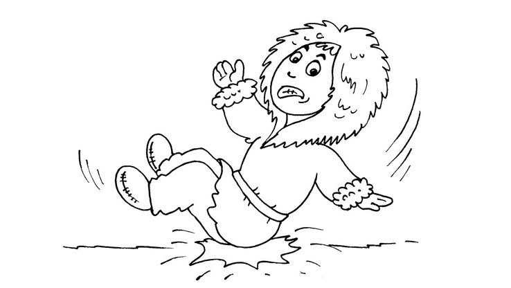 Coloriage Enfants garçons Inuit - Petit inuit 20 