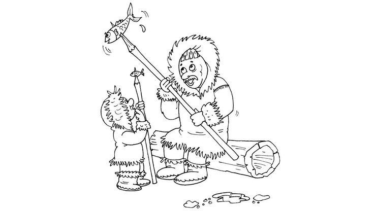 Coloriage Inuits - Inuit 18 