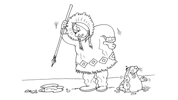 Coloriage Inuits - Inuit 30 