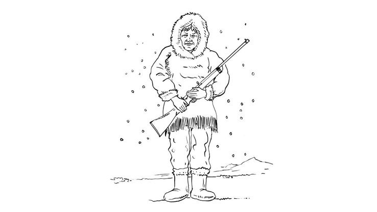 Coloriage Inuits - Inuit 8 