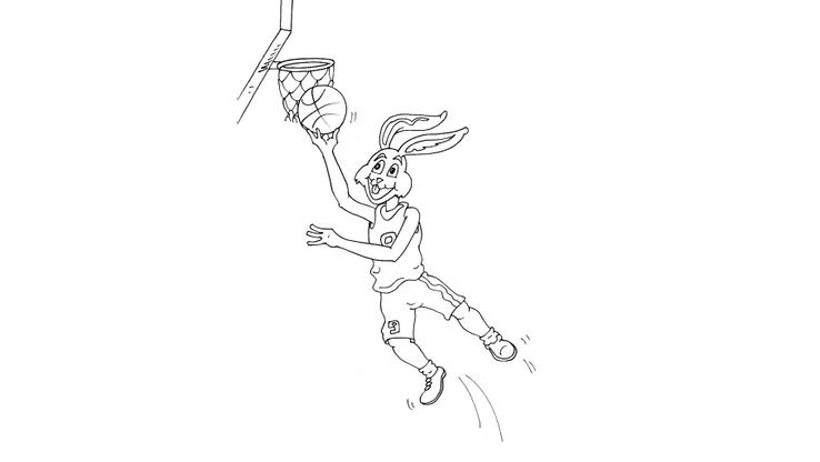 Coloriage Basket - Basket 23 