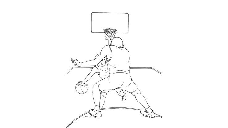 Coloriage Basket - Basket 4 