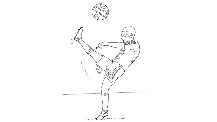 Coloriage Football - Football 15 