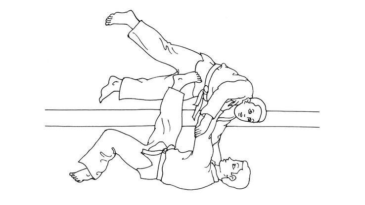 Coloriage Judo - Judo 15 