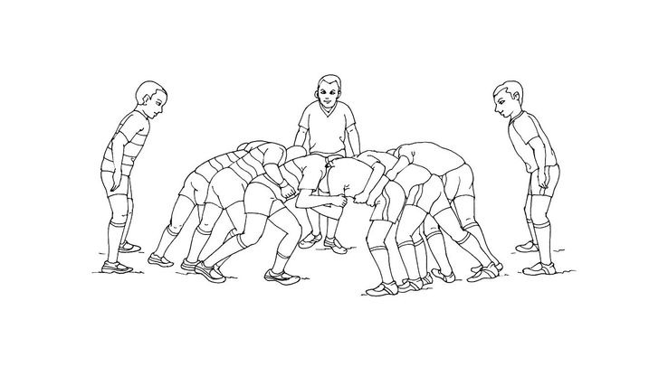 Coloriage Rugby - Rugby 2 