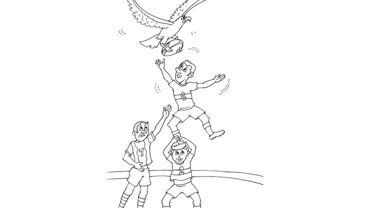 Coloriage Rugby - Rugby 21 