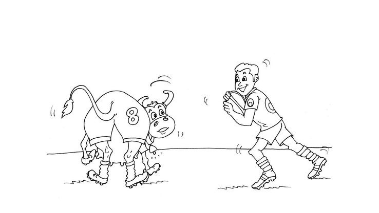 Coloriage Rugby - Rugby 28 