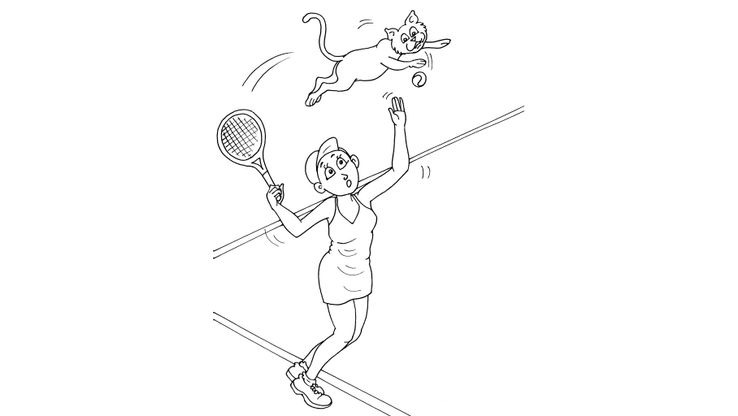 Coloriage Tennis - Tennis 16 