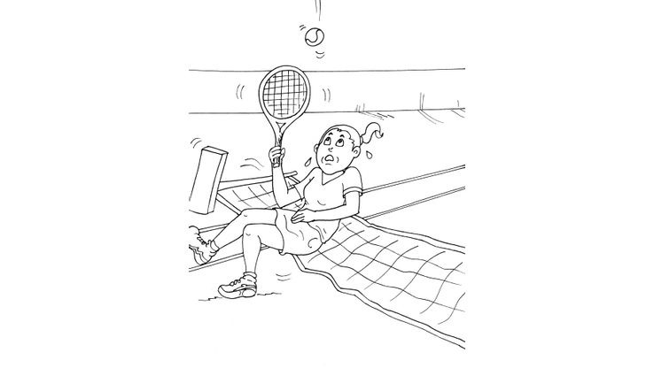 Coloriage Tennis - Tennis 18 
