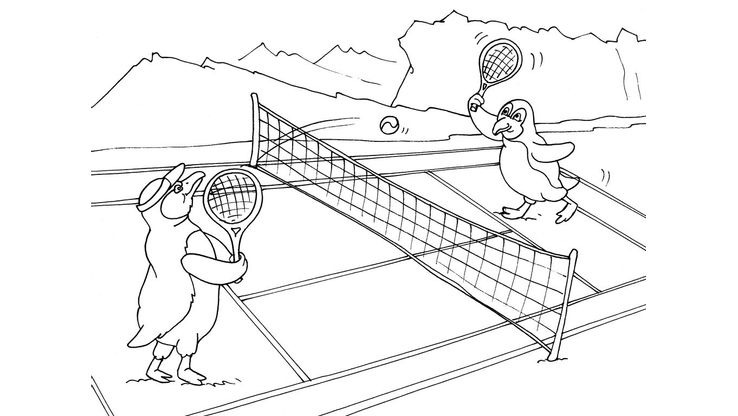 Coloriage Tennis - Tennis 22 