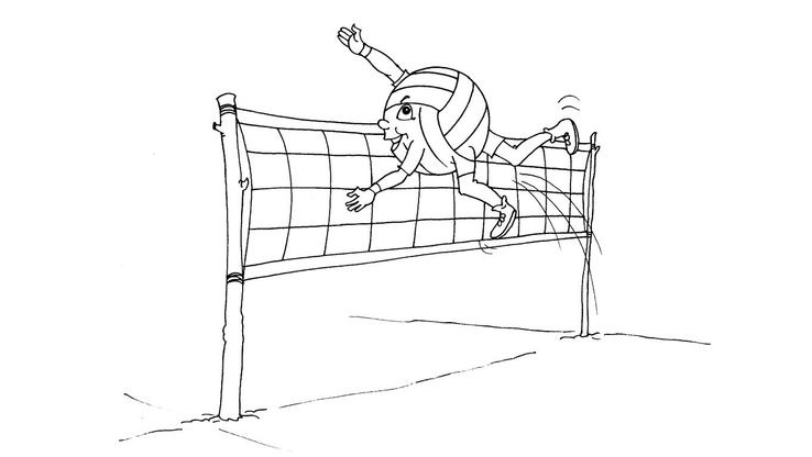 Coloriage Volley - Volley 16 