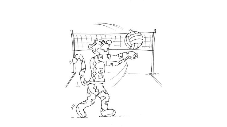 Coloriage Volley - Volley 23 