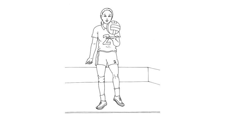 Coloriage Volley - Volley 3 
