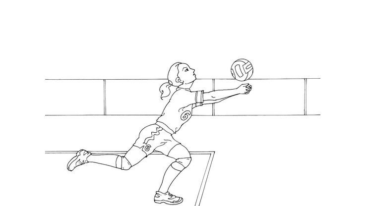 Coloriage Volley - Volley 8 