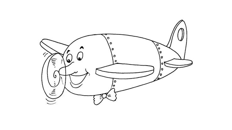 Coloriage Avions - Avion 20 
