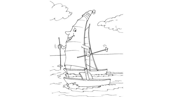 Coloriage Bateaux - Bateau 25 