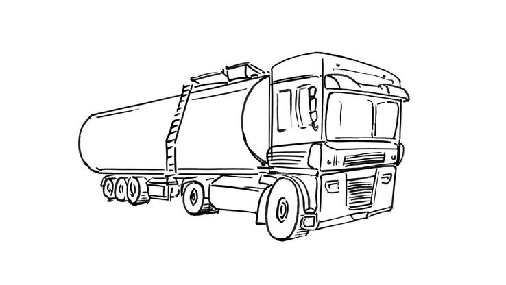Coloriage Camions - Camion 15 
