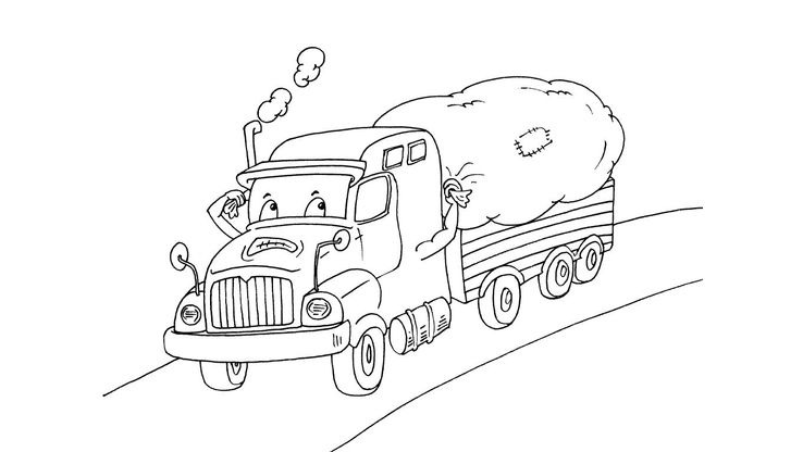 Coloriage Camions - Camion 17 