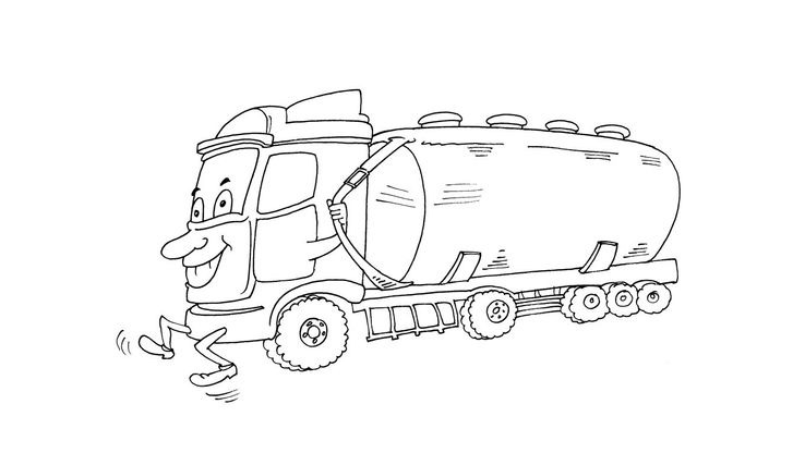 Coloriage Camions - Camion 23 