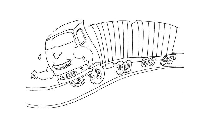 Coloriage Camions - Camion 24 