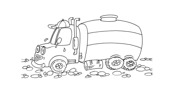 Coloriage Camions - Camion 27 