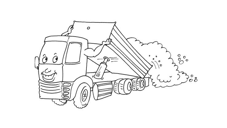 Coloriage Camions - Camion 28 