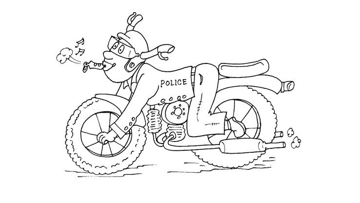 Coloriage Motos - Moto 24 
