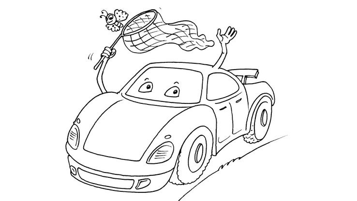 Coloriage Voitures - Voiture 25 