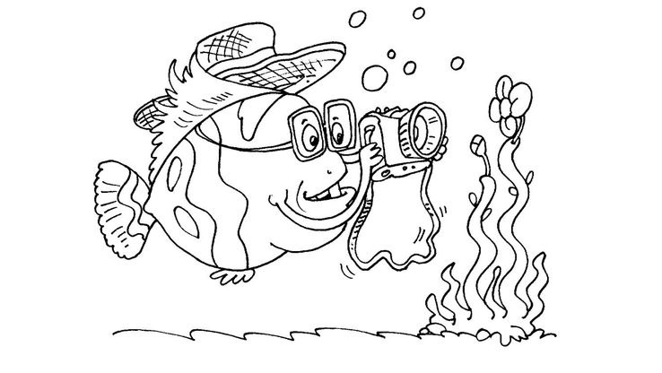 Poisson 24 - Coloriages Animaux - Poissons