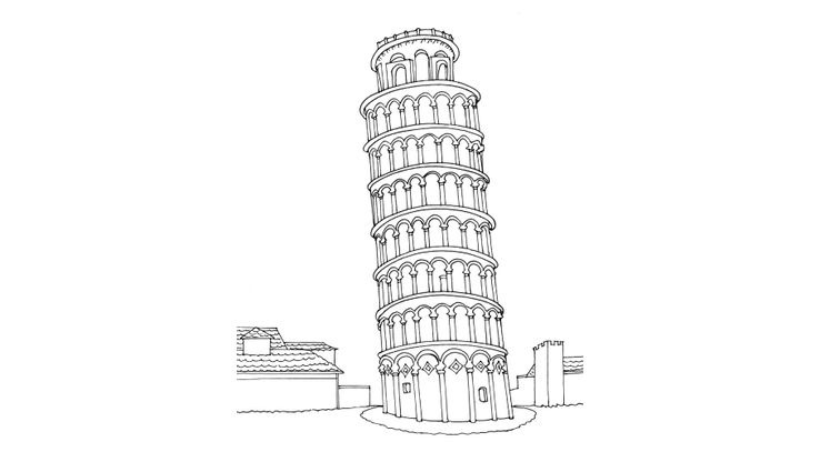 Italie 6 - Coloriages Cartes et geographie - Italie