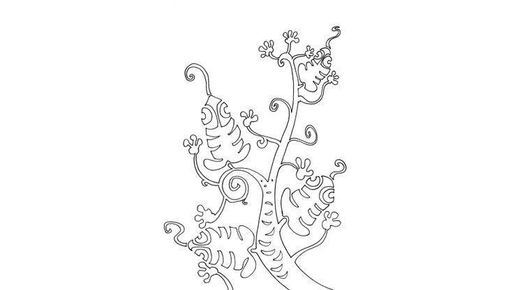 Motif 20 - Coloriages Chiffres et formes - Motifs