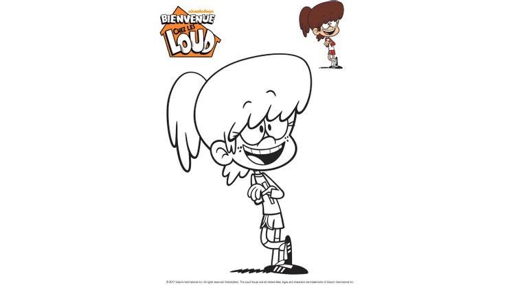 Lynn - Coloriages Dessins animes - Bienvenue chez les Loud