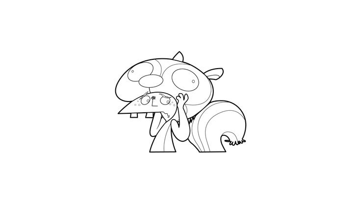 Trio de choc 11 - Coloriages Dessins animes - Trio de choc