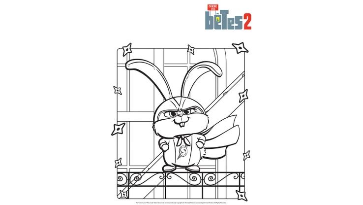Pompon, le super héros - Coloriages Divers - comme des betes 2