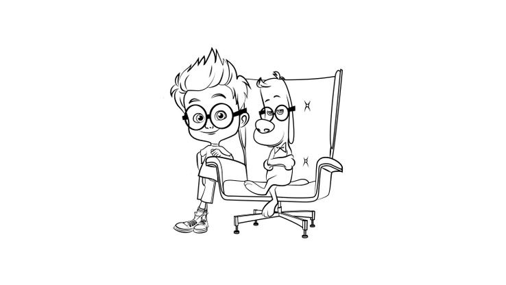 Mrpeabodyandsherman Sherman Et Mr Peabody 2 Coloriages Divers Mr 