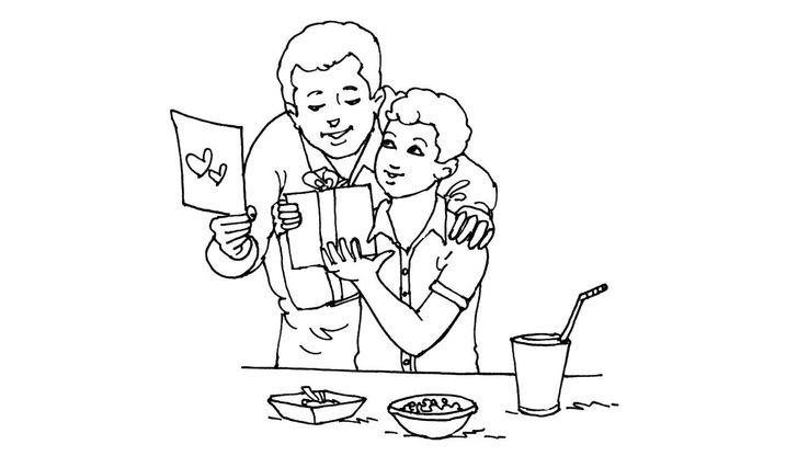 Fête des pères 11 - Coloriages Fetes - Fete des peres