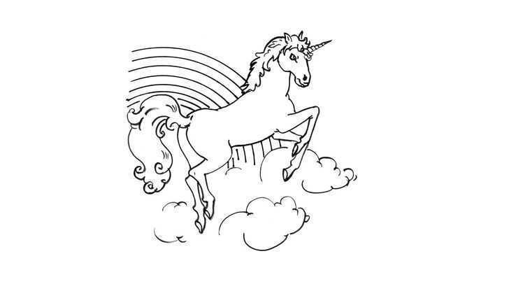 Licorne 11 - Coloriages Personnages - Licornes