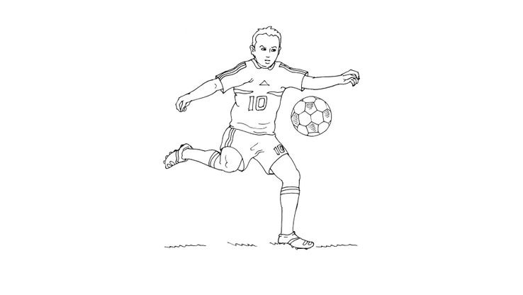 Coloriage Football 18  Coloriage Football  Coloriages Sports